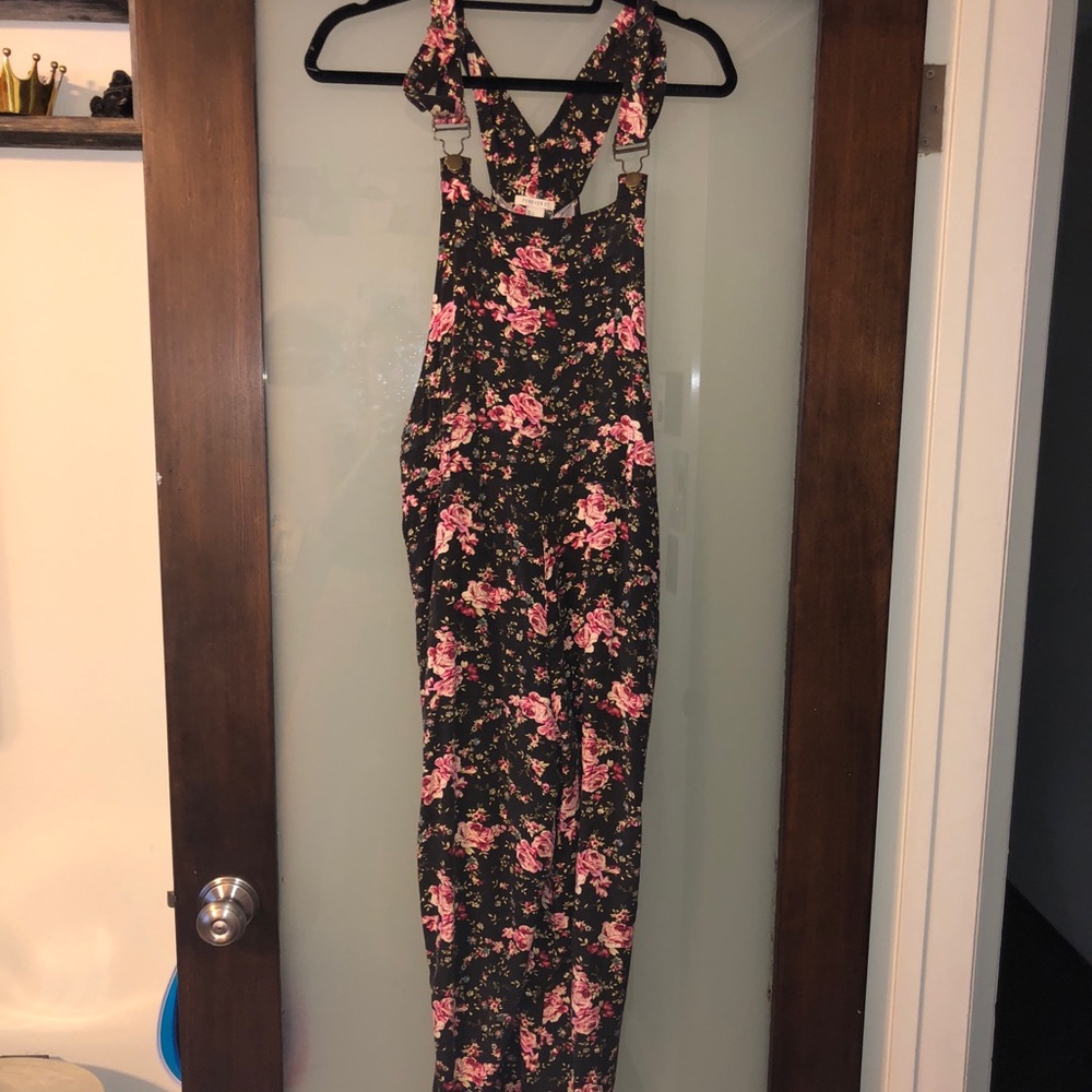 Floral Overalls